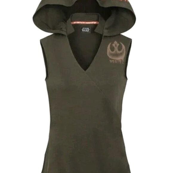 Star Wars: Galaxy's Edge Hooded Tunic Tank Top Cotton V-Neck Cosplay, size Large - Picture 14 of 14